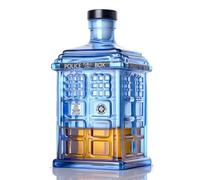 Gifts for Men Dad, Tardis Police Box Whiskey Decanter for Men, Spacecraft Liquor Dispenser Fun Conversation Starter, Unique Guys Brother Gift Ideas, Liquor Decanter for Bar,28oz(800ml)