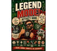 Gifts for Men Who Have Everything: Legend Mode! Cave Challenges, Funny Puzzles, Trivia, Brain Teasers, Mazes and much more | Stocking Stuffers for Adults and Coworker Gag Ideas for Christmas