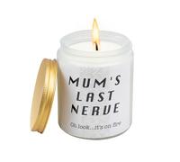 Gifts for Mom from Daughter Son, Mother’s Day Birthday Thanksgiving Christmas Gifts Scented Candle Mum's Last Nerve Oh Look... It's on fire