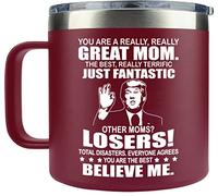 Gifts for Mom from Daughter, Son - Mothers Day Gifts for Mom, Wife, Women - Moms Birthday Gift Ideas, Cool Birthday gifts for Moms, Mothers - Best mom Mug, 14 Oz Stainless Steel moms Coffee Mug