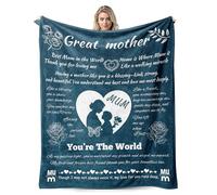 Gifts for Mum, Birthday Christmas Thanksgiving Valentine's Day Anniversary Presents Flannel Blanket Gift for Mum Stepmother Grandmother, Great Mother Gifts Throw Blankets 60X50 Inches