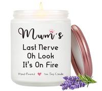 Gifts for Mum from Daughter & Son, Soy Wax Lavender Scented Candle, Mum’s Gift for Birthday, Mother's Day, Christmas, Present for Mummy, Grandma, Wife
