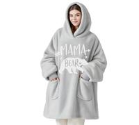 Gifts for Mum, Mama Bear Wearable Blanket Hoodie - Birthday Gifts for Mum from Daughter Son, Mum Gifts for Christmas - Wife Birthday Gift, Gifts for Wife from Husband