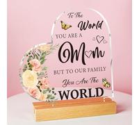 Gifts for Mum, Mothers Day Gifts Plaque with Stand Best Mummy Presents from Daughter Son Birthday Gifts for Mama