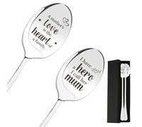 Gifts for Mum,Mum Gifts,Mothers Day Gifts,Mum Birthday Gifts,Best Mum Gifts,Mum Gifts from Daughter,Presents for Mum,Step Mum Gifts,Grandma Gifts,Mum Christmas Gifts,2 Engraved Coffee Spoons