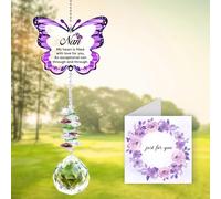 Gifts for Nan, Nan Birthday Gift from Grandchildren Sun Catchers, Retirement Grandparents Day Presents from Grandkid, Great Memorial Nan Grandma Gifts