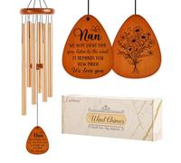 Gifts for Nan, Nan Gifts Wind Chime, Nan Birthday Gifts from Grandkids, Gift Ideas for Nan, Grandma, Best Nan Gifts for Mothers Day, Thanksgiving, Christmas-Large 36"