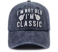 Gifts for Older Men Women, Funny I'm Not Old I'm Classic Hat, Party Decorations Retirement Baseball Cap, Birthday Gifts for Dad Mom Grandpa Grandma