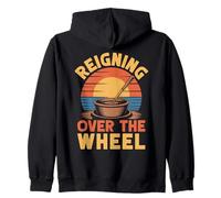 Gifts For Pottery Makers Over The Wheel Pottery Zip Hoodie