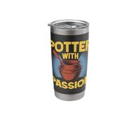 Gifts for Pottery Makers with Passion Pottery Stainless Steel Insulated Tumbler