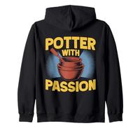 Gifts For Pottery Makers With Passion Pottery Zip Hoodie