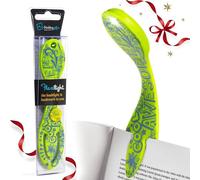 Gifts for Readers & Writers Book Light, Clip On Reading Light for Bed, 2in1 Flexilight & Bookmark, Small & Lightweight with a Soft Glow, 2 Batteries Included, Awesome