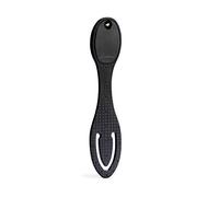 Gifts for Readers & Writers Book Light, Clip On Reading Light for Bed, 2in1 Flexilight & Bookmark, Small & Lightweight with a Soft Glow, 2 Batteries Included, Black
