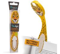Gifts for Readers & Writers Bookmark Reading Light Leopard - 2in1 Clip On Bookmark Kids Book Light for Reading Night in Bed, Travel Cute Book Lights, Flexible 8 Lumen LED Lights