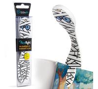 Gifts for Readers & Writers Bookmark Reading Light Mummy - 2in1 Clip On Bookmark Kids Book Light for Reading Night in Bed, Travel Cute Book Lights, Flexible 8 Lumen LED Lights
