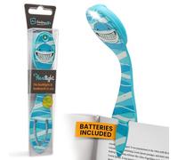 Gifts for Readers & Writers Bookmark Reading Light Shark Blue - 2in1 Clip On Bookmark Kids Book Light for Reading Night in Bed, Travel Cute Book Lights, Flexible 8 Lumen LED Lights