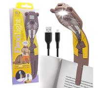 Gifts for Readers & Writers Flexilight USB Rechargeable 2-in-1 LED Reading Light | Bookmark & Clip-On Book Light | Reading Lamp for Children & Adults | Book Torch | Essential Book Accessories