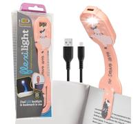Gifts for Readers & Writers Flexilight USB Rechargeable 2-in-1 LED Reading Light | Bookmark & Clip-On Book Light | Reading Lamp for Children & Adults | Book Torch | Essential Book Accessories