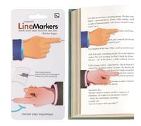 Gifts for Readers & Writers Linemarker Magnetic Bookmarks for Women & Men Pointer Fingers, Set of 2 Magnet Bookmark Clips, Magnetic Page Holder & Book Marker for Reading with Cute Bookmarks Designs