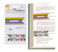 Gifts for Readers & Writers Linemarker Magnetic Bookmarks - Set of 2 | Page Holder Set | Book Holder Clips for Reading | Stylish Magnet Page Markers | Gift Idea for Readers, Book Lovers