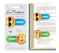 Gifts for Readers & Writers Linemarker Magnetic Bookmarks - Set of 2 | Page Holder Set | Book Holder Clips for Reading | Stylish Magnet Page Markers | Gift Idea for Readers, Book Lovers