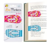 Gifts for Readers & Writers Linemarker Magnetic Bookmarks - Set of 2 | Page Holder Set | Book Holder Clips for Reading | Stylish Magnet Page Markers | Gift Idea for Readers, Book Lovers