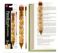 Gifts for Readers & Writers Pencil Bookmark & Page Marker - Slim Writing Tool & Stationery Accessory for Journal, Notebook, Planner, Book Annotations & Pencilmark Avocado