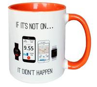 Gifts for Runners, Cyclists and Fitness Lovers - Perfect Presents for Men Who Love Running and Cycling - Running Gifts - Cycling Gifts - 330ml Ceramic Mug