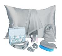 Gifts for Teen Girls, Teenage Girl Gifts Ideas, Girlfriend Mom Tween Christmas Birthday, Satin Pillowcase, Satin Eye Mask & Hair Accessories