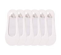 Gifts for Women 3 Pairs Of Women's Thin Solid Color Sports and Leisure Silicone Anti Non Falling Heel Shallow Mouth No and Breathable Socks Christmas Gifts (White, One Size)