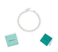 Gifts for Women 925 Sterling Silver Freshwater Cultured Pearl Bracelet Waterproof Boho Simple Dainty Natural Real Pearl Bolo Tennis Jewelry
