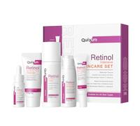 Gifts for Women, Anti Aging Facial Skin Care Routine Set Kit Smooth & Hydrate Skin Retinol Skincare Gift Set with Facial Cleanser, Toner, Serum, Cream, Eye Cream - Travel Essentials Gift Set