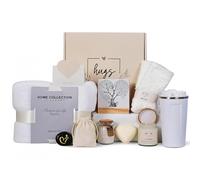 Gifts for Women - Bath Spa Set Gift Basket, Relaxation Self Care Package, Sympathy Get Well Gifts with Flannel Blanket, Unique Birthday & Holiday Gift Box for Mom, Wife, Sister, Friends, Grandma