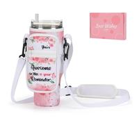 Gifts for Women,Birthday Gifts for Women Mom Teen Girls Daughter Sister Friends Stanley Cup Accessories Water Bottle Carrier Bag for 30 oz Stanley Tumbler with Adjustable Strap