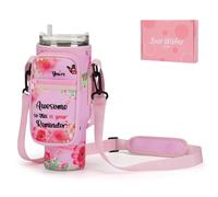 Gifts for Women,Birthday Gifts for Women Mom Teen Girls Daughter Sister Friends Stanley Cup Accessories Water Bottle Carrier Bag for 30 oz Stanley Tumbler with Adjustable Strap
