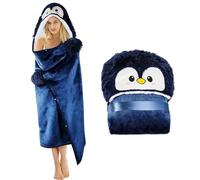 Gifts for Women - Birthdays Gift for Women, Penguin Gifts Wearable Blanket Hoodie, Mum Daughter Sister Wife Girlfriend for Christmas Birthdays, Gifts for Her