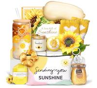 Gifts for Women Christmas Gifts, Get Well Soon Gifts Sending Sunshine Sunflower Gift,Birthday Gifts for Women Unique Spa Gifts for Mom Friends Bestie Sister, Inspirational Gifts for Women