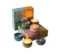 Gifts for Women, Pack of 4 Scented Candles Gift Set, Candles Christmas Gifts, Christmas Decoration, Scented Candles Made of Natural Soy Wax, Relaxation Gift for Women Aroma Therapy