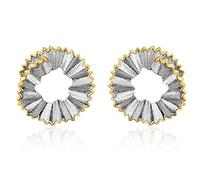 ✦ Gifts for Women ✦Springlight Earrings Silver 925 Stud Earrings Pencil Shavings Design Stud Earrings Handmade Earrings Jewellery Ladies Youth Consecration Gifts Girls, Sterling Silver