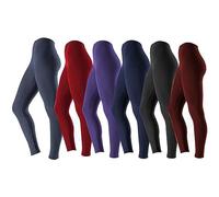 Gifts for Women Under 10 pounds Gym Leggings 6PC Women's Four Seasons Breathable Yoga Clothing Fitness Suit Sports Yoga Pants Yoga Leggings Seamless Leggings for Brown Leggings for Women UK