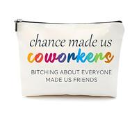 Gifts for Work Colleagues,Large Capacity Make up Organiser Makeup Case Cosmetic Bags for Women,Work Bestie Gifts for Coworks Christmas Birthday Leaving Farewell Retirement