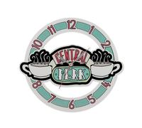 Gifts Friends White and Green Central Perk Sign Shaped Wall Clock 26cm