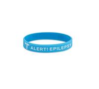 Gifts & Goodies Children's ALERT EPILEPSY Medical Awareness Wristbands Epileptic Kids Bracelet UK (Blue)