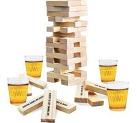 Gifts Infinity® Grab A Piece Drinking, Block Game, Drunken Tower, Wood