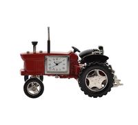 Gifts Miniature Clock Red & Black Tractor 70 x 110mm