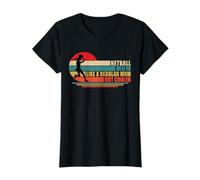 Gifts Netball Mum Like a Regular Mummy Mothers Day Women Tee T-Shirt