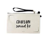 Gifts or Presents for Chaplains, Chaplain Survival Kit, Novelty Bag for Cosmetic Makup Bags, Pencil Case, Travel Organiser Zipper Pouch - cb1905