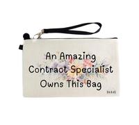 Gifts or Presents for Contract Specialists, an Amazing Contract Specialist Owns This Bag, Cosmetic Bags, Pencil Case - cb878