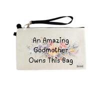 Gifts or Presents for Godmother, an Amazing Godmother Owns This Bag, Cosmetic Bags, Pencil Case - cb130