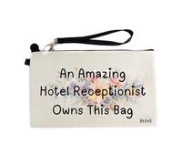 Gifts or Presents for Hotel Receptionists, an Amazing Hotel Receptionist Owns This Bag, Cosmetic Bags, Pencil Case - cb821